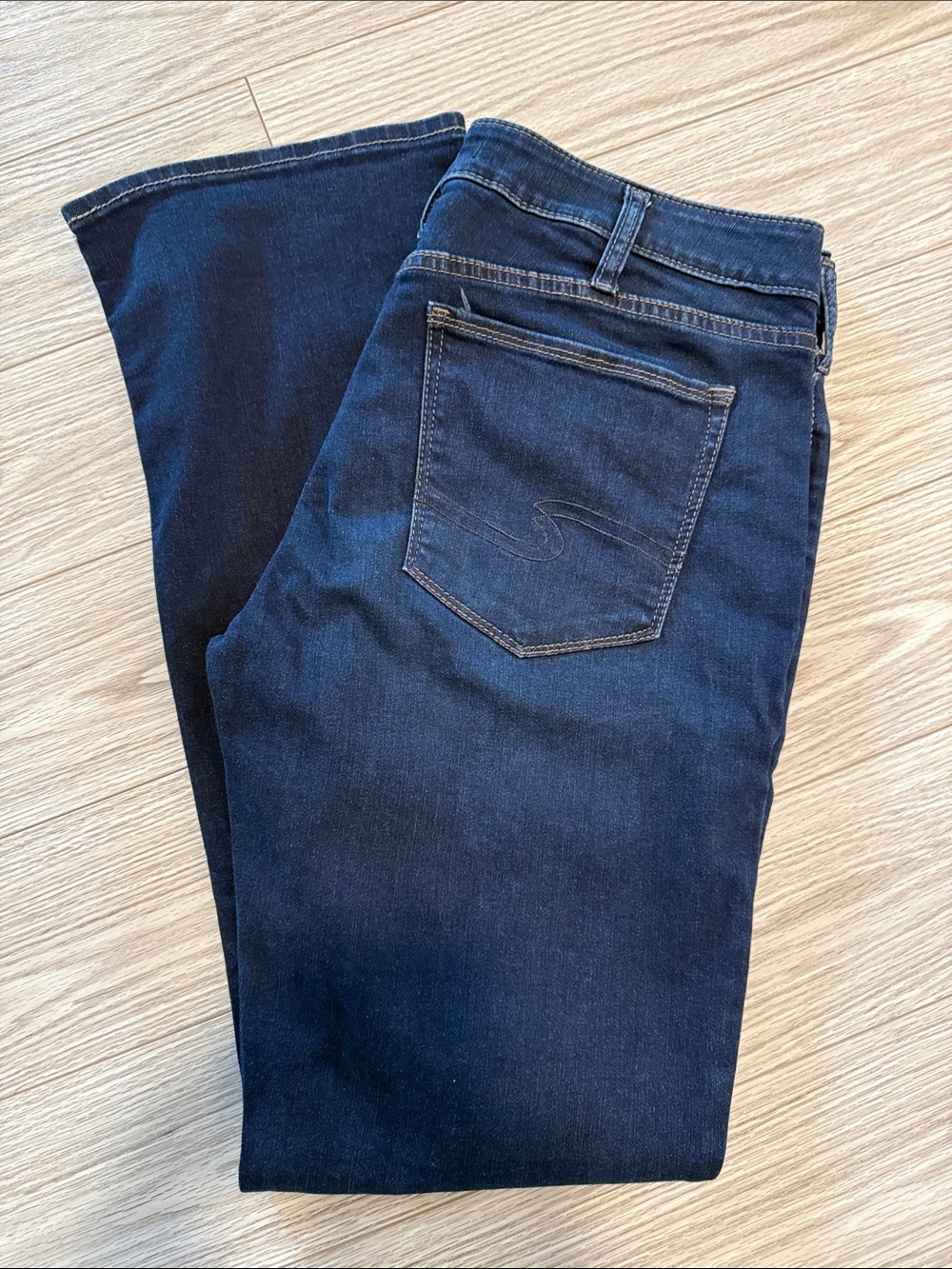 Silver Avery Jeans Women’s Boot Cut  - Dark Blue